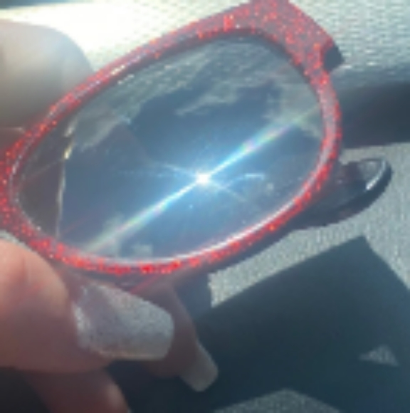 Yves Saint Laurent Accessories - YSL YVES SAINT LAURENT Red Sunglasses